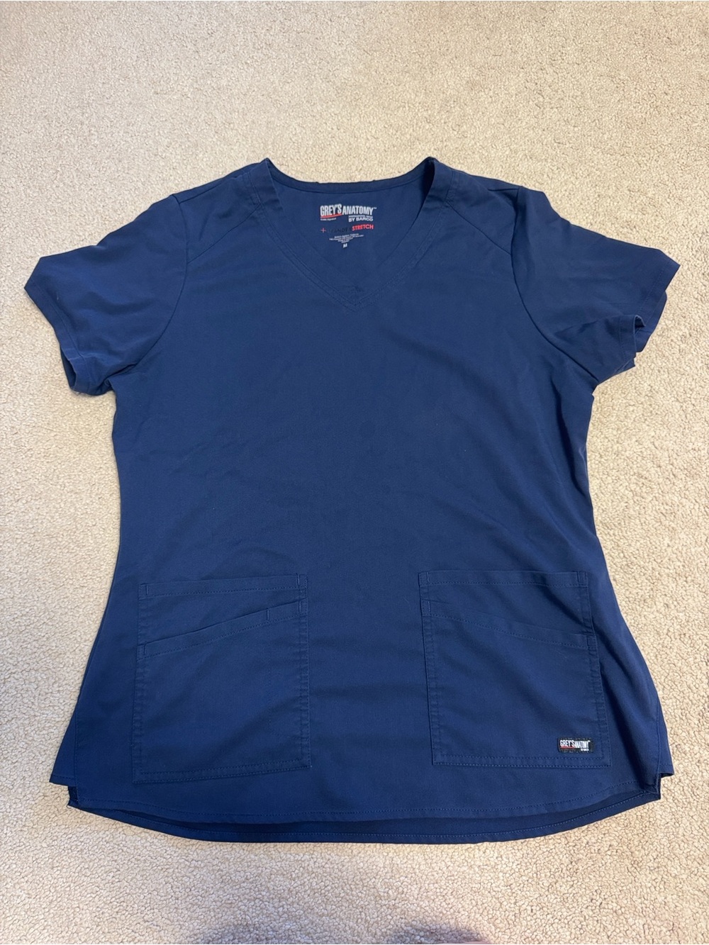 Grey’s Anatomy Navy Blue Scrub Top